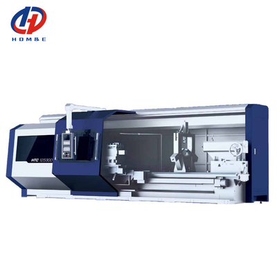 Machine à tourner lourde à commande numérique SMTCL HTC125300 Max Longueur de coupe 3000 mm Tour CNC à lit plat horizontal