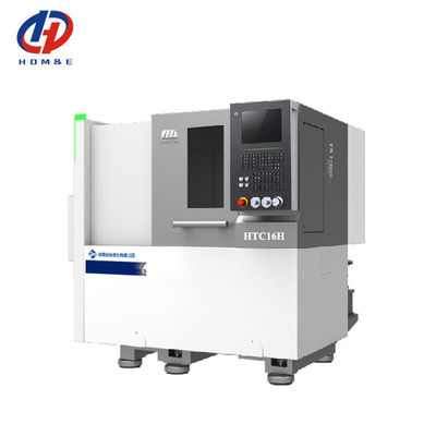 Usinage de petites pièces HTC16H Tour CNC à banc incliné en métal SMTCL Tour CNC horizontale