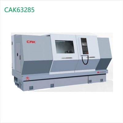 Le tour CNC CAK63285 à lit plat La machine à tour CNC à 4 stations tourelle avec servo moteur
